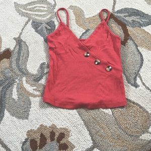 Coral tank top